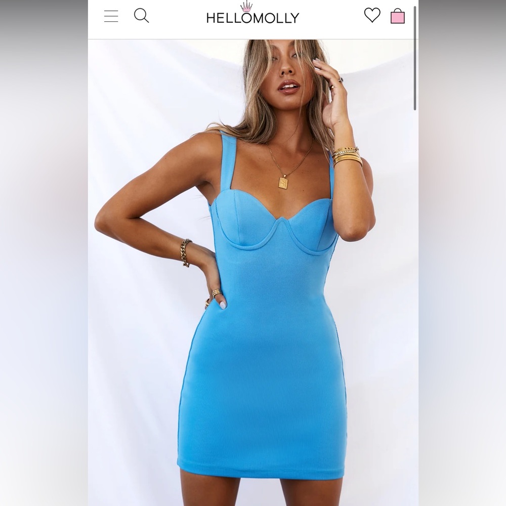 Hello Molly Grammys dress blue